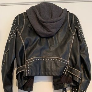 STUDDED LEATHER JACKET